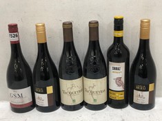 12 X BOTTLES OF ASSORTED WINE TO INCLUDE VACQUEYRAS CRU DE LA VALLEE DU RHONE 2022 14.5% 75CL (18+ PROOF OF ID) (COLLECTION DAYS MONDAY 28TH OCTOBER - WEDNESDAY 30TH OCTOBER 9AM TO 4PM)