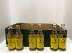 12 X BOTTLES OF RETSINA GREEK DRY WHITE WINE 11.5% 50CL (18+ PROOF OF ID) (COLLECTION DAYS MONDAY 28TH OCTOBER - WEDNESDAY 30TH OCTOBER 9AM TO 4PM)