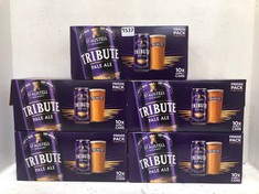 10 X BOXES OF ST AUSTELL TRIBUTE PALE ALE 10 X 400ML CANS 4.2% - BBE 01/2025 (18+ PROOF OF ID) (COLLECTION DAYS MONDAY 28TH OCTOBER - WEDNESDAY 30TH OCTOBER 9AM TO 4PM)