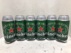 6 X KEGS OF HEINEKEN DRAUGHT BEER 10 UNITS 2 LITRES - BBE 04/2024 (18+ PROOF OF ID) (COLLECTION DAYS MONDAY 28TH OCTOBER - WEDNESDAY 30TH OCTOBER 9AM TO 4PM)