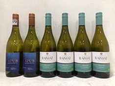 12 X BOTTLES OF ASSORTED WHITE WINE TO INCLUDE APUS SAUVIGNON BLANC 2022 12.5% 75CL (18+ PROOF OF ID) (COLLECTION DAYS MONDAY 28TH OCTOBER - WEDNESDAY 30TH OCTOBER 9AM TO 4PM)