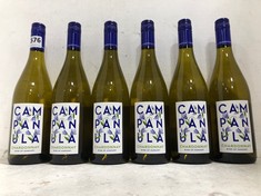 12 X BOTTLES OF ASSORTED WHITE WINE TO INCLUDE CAMPANULA CHARDONNAY 12.5% 750ML (18+ PROOF OF ID) (COLLECTION DAYS MONDAY 28TH OCTOBER - WEDNESDAY 30TH OCTOBER 9AM TO 4PM)