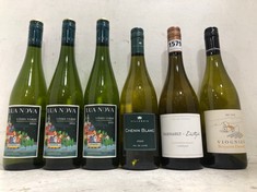 12 X BOTTLES OF ASSORTED WHITE WINE TO INCLUDE DARNAULT + EASTHOPE SAUVIGNON BLANC 2022 12% 750ML (18+ PROOF OF ID) (COLLECTION DAYS MONDAY 28TH OCTOBER - WEDNESDAY 30TH OCTOBER 9AM TO 4PM)