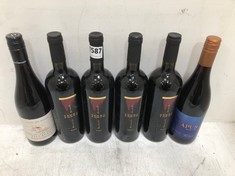 12 X BOTTLES OF ASSORTED RED WINE TO INCLUDE DOMINIC HENFALL TERRA FORTE 2022 14% 750ML (18+ PROOF OF ID) (COLLECTION DAYS MONDAY 28TH OCTOBER - WEDNESDAY 30TH OCTOBER 9AM TO 4PM)