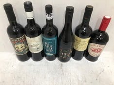 12 X BOTTLES OF ASSORTED RED WINE TO INCLUDE LITTLE GIANT BAROSSA SHIRAZ 2022 14.5% 750ML (18+ PROOF OF ID) (COLLECTION DAYS MONDAY 28TH OCTOBER - WEDNESDAY 30TH OCTOBER 9AM TO 4PM)