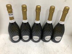 5 X BOTTLES OF M&S BELLANTE PROSECCO DOC BRUT 2023 10.5% 75CL (18+ PROOF OF ID) (COLLECTION DAYS MONDAY 28TH OCTOBER - WEDNESDAY 30TH OCTOBER 9AM TO 4PM)