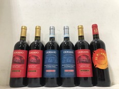 12 X BOTTLE OF ASSORTED RED WINE TO INCLUDE GIORDANO CASTELLI ROMANI ROSSO 2022 12% 75CL (18+ PROOF OF ID) (COLLECTION DAYS MONDAY 28TH OCTOBER - WEDNESDAY 30TH OCTOBER 9AM TO 4PM)