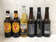 22 X BOTTLES OF ASSORTED LAGER TO INCLUDE CORONA EXTRA 4.5% 330ML (18+ PROOF OF ID) (COLLECTION DAYS MONDAY 28TH OCTOBER - WEDNESDAY 30TH OCTOBER 9AM TO 4PM)