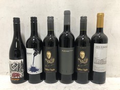 12 X BOTTLES OF ASSORTED RED WINE TO INCLUDE BILLY BOSCH RESERVE SHIRAZ 2022 13.55 750ML (18+ PROOF OF ID) (COLLECTION DAYS MONDAY 28TH OCTOBER - WEDNESDAY 30TH OCTOBER 9AM TO 4PM)