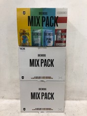 3 X BOXES OF ASSORTED BREWDOG MIX PACK TO INCLUDE BREWDOG 3 X HAZY JANE, 3 X HAZY JANE GUAVA, 3 X HAZY JANE PEACH, 3 X HAZY JANE PINEAPPLE 5% 12X330ML CANS (18+ PROOF OF ID) (COLLECTION DAYS MONDAY 2