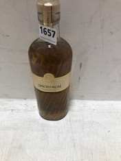 BOTTLE OF THE RIVER TEST DISTILLERY SPICED RUM 40% 70CL (18+ PROOF OF ID) (COLLECTION DAYS MONDAY 28TH OCTOBER - WEDNESDAY 30TH OCTOBER 9AM TO 4PM)