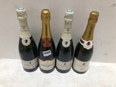 9 X BOTTLES OF ASSORTED CHAMPAGNE/PROSECCO TO INCLUDE PIERRE LEGRAS CHAMPAGNE GRAND CRU BLANC DE BLANCS BRUT 12% 750ML (18+ PROOF OF ID) (COLLECTION DAYS MONDAY 28TH OCTOBER - WEDNESDAY 30TH OCTOBER