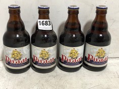 9 X PACKS OF PIRAAT BELGIAN BEER 10.5% 4X330ML(18+ PROOF OF ID) (COLLECTION DAYS MONDAY 28TH OCTOBER - WEDNESDAY 30TH OCTOBER 9AM TO 4PM)