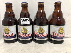 4 X PACKS OF PIRAAT TRIPLE HOP BELGIAN BEER 10.5% 4X330ML TO INCLUDE 2 X PACKS OF PIRAAT BELGIAN BEER 10.5% 4X330ML(18+ PROOF OF ID) (COLLECTION DAYS MONDAY 28TH OCTOBER - WEDNESDAY 30TH OCTOBER 9AM