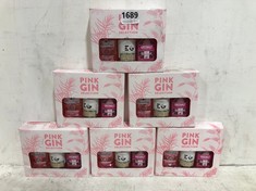 13 X ASSORTED ALCOHOLIC GIFT SETS/MINIATURES TO INCLUDE PINK GIN TRIO MINIATURES 5CL 20%-37.5%(18+ PROOF OF ID) (COLLECTION DAYS MONDAY 28TH OCTOBER - WEDNESDAY 30TH OCTOBER 9AM TO 4PM)