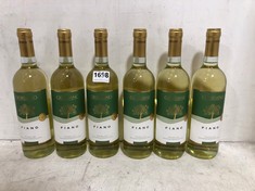 9 X BOTTLES OF ASSORTED WINES TO INCLUDE GIORDANO FIANO PUGLIA WHITE WINE 12% 75CL(18+ PROOF OF ID) (COLLECTION DAYS MONDAY 28TH OCTOBER - WEDNESDAY 30TH OCTOBER 9AM TO 4PM)