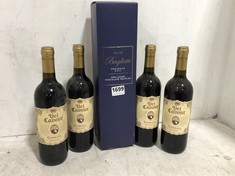 11 X ASSORTED ALCOHOLIC DRINKS TO INCLUDE VEI CAVDUR GIORDANO ITALIA RED WINE 13.5% 75C (18+ PROOF OF ID) (COLLECTION DAYS MONDAY 28TH OCTOBER - WEDNESDAY 30TH OCTOBER 9AM TO 4PM)