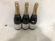 3 X BOTTLES OF M&S DELACOURT CHAMPAGNE 12.5% 75CL(18+ PROOF OF ID) (COLLECTION DAYS MONDAY 28TH OCTOBER - WEDNESDAY 30TH OCTOBER 9AM TO 4PM)