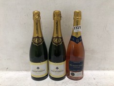 6 X BOTTLES OF ASSORTED WINE TO INCLUDE PREMIER CRU DE SAINT-GALL CHAMPAGNE BRUT ROSE 12.5% 75CL(18+ PROOF OF ID) (COLLECTION DAYS MONDAY 28TH OCTOBER - WEDNESDAY 30TH OCTOBER 9AM TO 4PM)