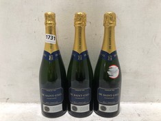 3 X BOTTLES OF PREMIER CRU DE SAINT-GALL CHAMPAGNE 12.5% 75CL(18+ PROOF OF ID) (COLLECTION DAYS MONDAY 28TH OCTOBER - WEDNESDAY 30TH OCTOBER 9AM TO 4PM)