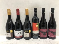 12 X BOTTLES OF ASSORTED WINE TO INCLUDE PINOT NOIR DRY RED WINE 13% 750ML (18+ PROOF OF ID) (COLLECTION DAYS MONDAY 28TH OCTOBER - WEDNESDAY 30TH OCTOBER 9AM TO 4PM)