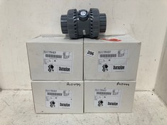 4 X DURAPIPE ABS BALL CHECK VALVE EPDM 63 - MODEL NO. H0SXA311