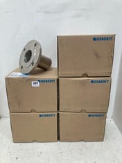 5 X GEBERIT MAPRESS STAINLESS STEEL FLANGE 76.1MM - ITEM NO. PN10/16 33749