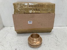 ALEXANDER BROWN & CO LAMONTITE COPPER X MALE IRON COUPLING 67MM X 2.1/2IN L134 67 - RRP £523