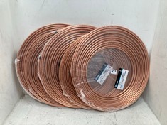 5 X LAWTON TUBES 8MM X 0.6MM X 25M COPPER COIL