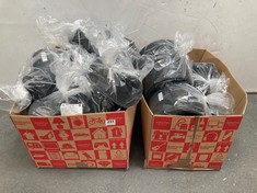 2 X BOXES OF ASSORTED ITEMS TO INCLUDE FRIALEN 45° ELBOW JOINT IN BLACK - ITEM NO. 612102-13