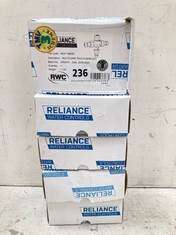 5 X RELIANCE VALVES HEATGUARD 22MM 2-IN-1 THERMOSTATIC MIXING VALVE HEAT160020 - RRP £170