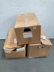 3 X BOXES OF ASSORTED ITEMS TO INCLUDE DURAPIPE AVF 505 CLAMP SADDLE 4 BOLTS 63 X ½ P505063B