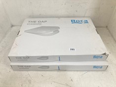 2 X ROCA THE GAP LUXURY TOILET SEAT WHITE A801470004