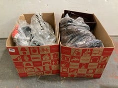 2 X BOXES OF ASSORTED ITEMS TO INCLUDE GEBERIT HDPE 125MM FLANGE ADAPTOR 368.744.16.1