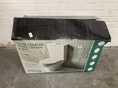 TAVISTOCK HARBOUR CLOSE COUPLED TOILET CISTERN & SEAT 425145 (KERBSIDE PALLET DELIVERY)