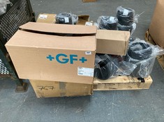 PALLET OF ASSORTED ITEMS TO INCLUDE FLUE EXTENSION 1000M (KERBSIDE PALLET DELIVERY)