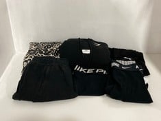 6 X BRANDED CLOTHING ITEMS TO INCLUDE NIKE PRO 8CM BLACK SHORTS IN SIZE M