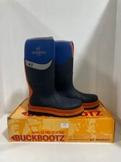 SAFETY S5 HRO CI HI SRC BUCKBOOTZ BLUE/ORANGE - SIZE 9