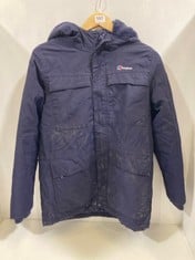 BERGHAUS MENS OUTER SHELL WATERPROOF JACKET IN NAVY BLUE - SIZE 13