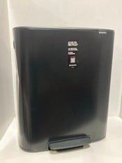 BRABANTIA BO PEDAL BIN WITH 2 INNER BUCKETS 2 X 30 LITRE IN MATT BLACK - RRP £134