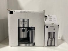 PUMP ESPRESSO COFFEE MACHINE INTEGRATED MILK SYSTEM TO INCLUDE STAINLESS STEEL COFFEE GRINDER