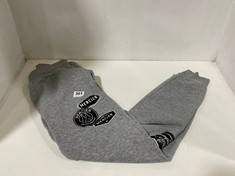 MERCIER JOGGING BOTTOMS IN GREY - SIZE SMALL