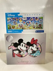 DISNEY 100 MICKEY AND MINNIE TEDDIES AND DISNEY 1000 PUZZLE JIGSAW