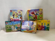 5 X ASSORTED LEGOS TO INCLUDE LEGO FRIENDS 41738