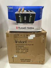 RUSSELL HOBBS 4 SLICE TOASTER AND INSTANT VORTEX 6 AIR FRYER - MODEL NO. VORTEX 6