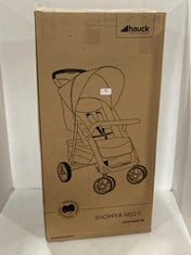 HAUCK SHOPPER NEO II IN COLOUR CAVIAR/SILVER PUSHCHAIR