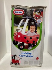 LITTLE TIKES RIDE ON LADYBIRD COZY COUPE