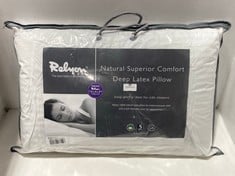 RELYON NATURAL SUPERIOR COMFORT DEEP LATEX PILLOW- RRP £100