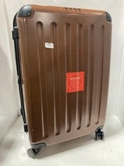 HAUPTSTADTKOFFER SET OF HARDSIDE SPINNER AUTUMN GOLD SUITCASE- RRP £180