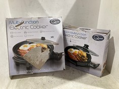 4 X ASSORTED ITEMS TO INCLUDE RUSSELL HOBBS FIESTA CREPE MAKER